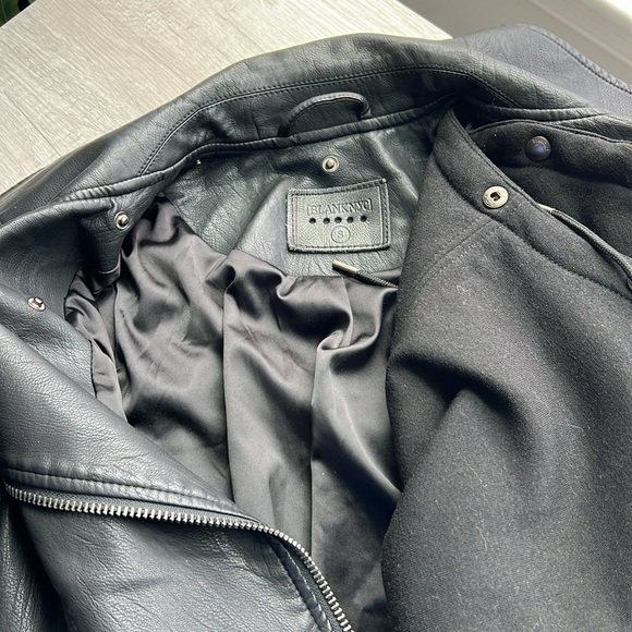 BLANK NYC Leather Jacket with Removable Hood - Picture 8 of 10